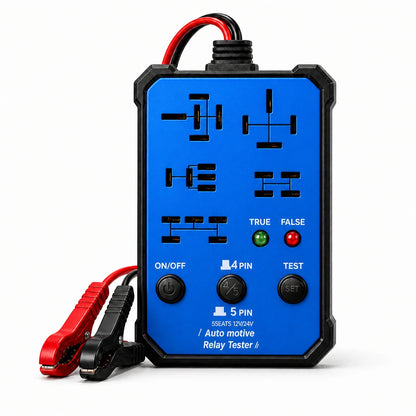 DW960 12V/24V Automotive Relay Tester (Suitable for 4-pin and 5-pin relays)