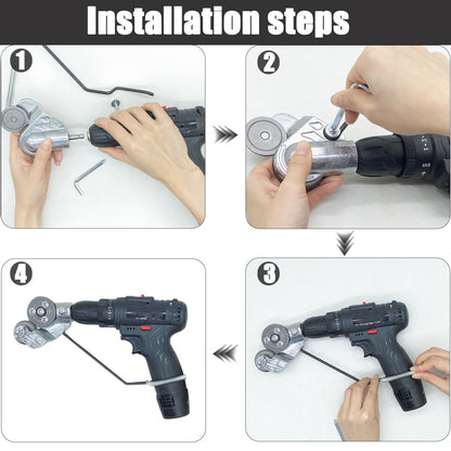 Electric Drill Plate Cutter Attachment