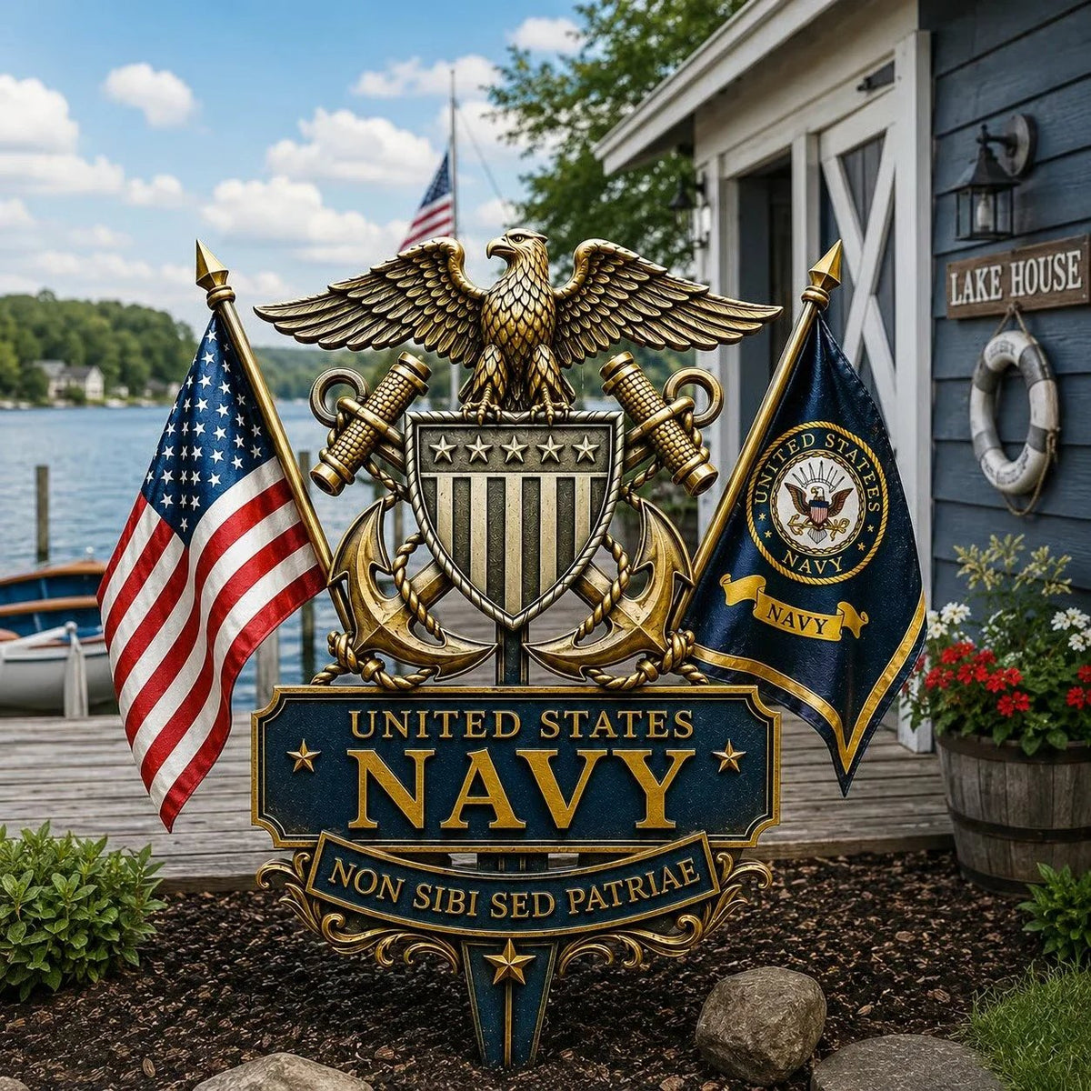 🎖️ Honor Marine Pride 🇺🇸 Semper Fidelis Tribute Garden Stake – 36% OFF Today + Buy 2 Free Shipping