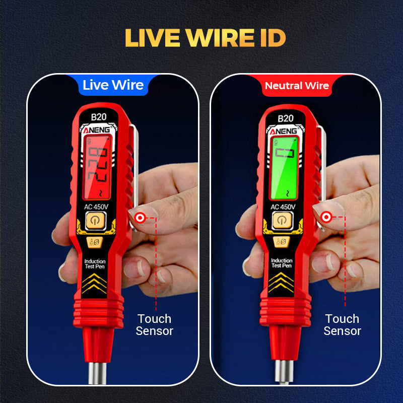 ✍️⚡Intelligent Non-Contact Voltage Tester - Safe & Efficient Electrician's Best Tool💡