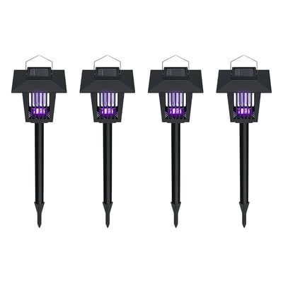 Advanced Solar-Powered UV Mosquito Zapper & Decorative Garden Stake Light