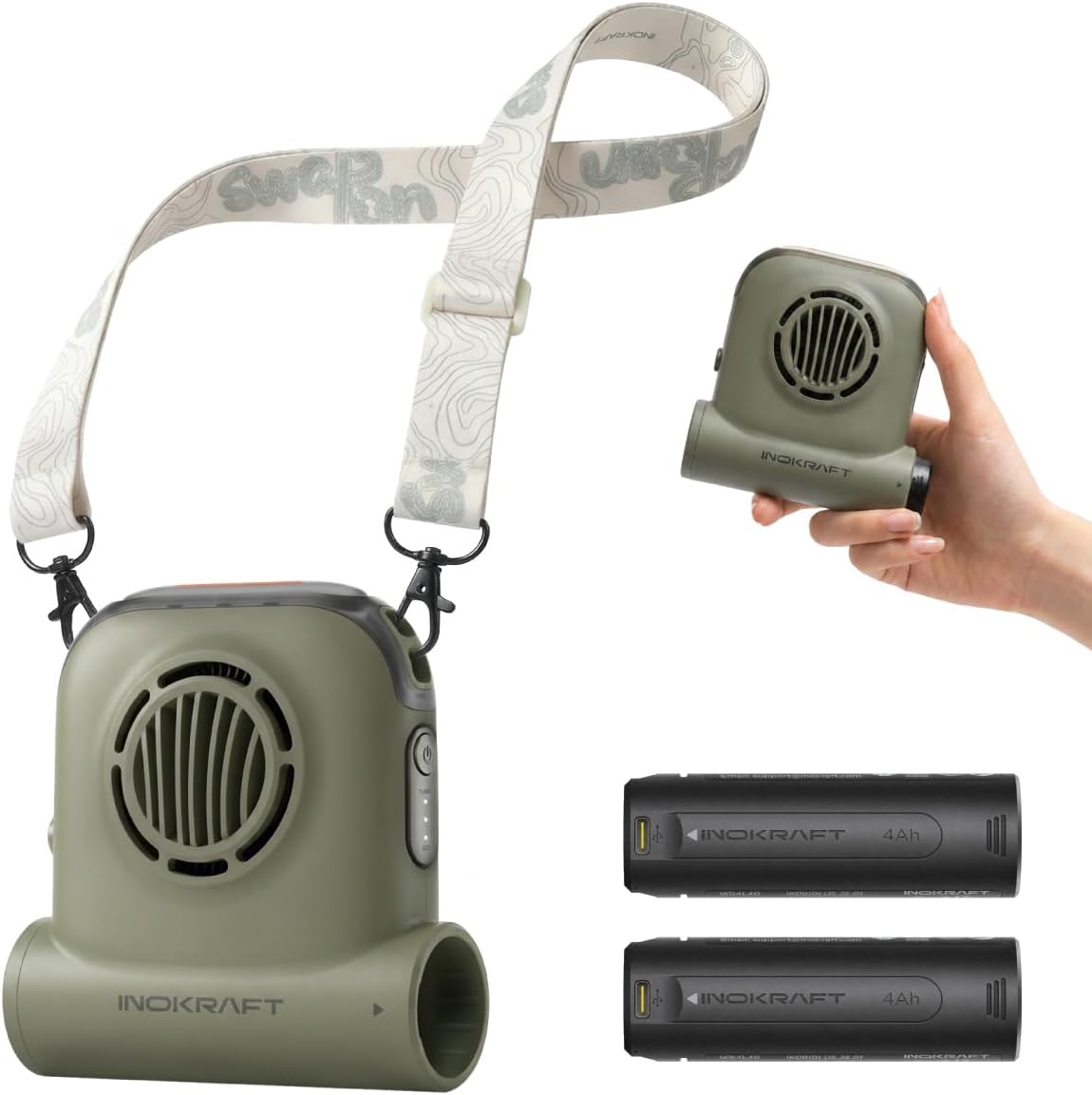 InoKraft Portable Fan Rechargeable