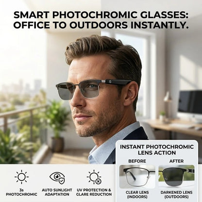 😎AI Bluetooth Smart Photochromic Sunglasses