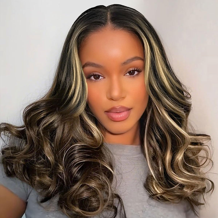 Short Loose Body Wave Pre Cut 8×5  HD Lace Wear Go Glueless Human Hair Wigs 220% Density