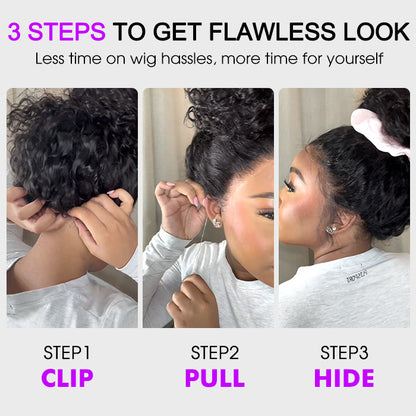 #4/27 Brown Highlights Straight Invisi Strap Snug Fit 360 Pre-Everything Glueless Lace Frontal Wig