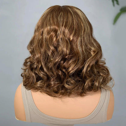 Short Loose Body Wave Pre Cut 8×5  HD Lace Wear Go Glueless Human Hair Wigs 220% Density