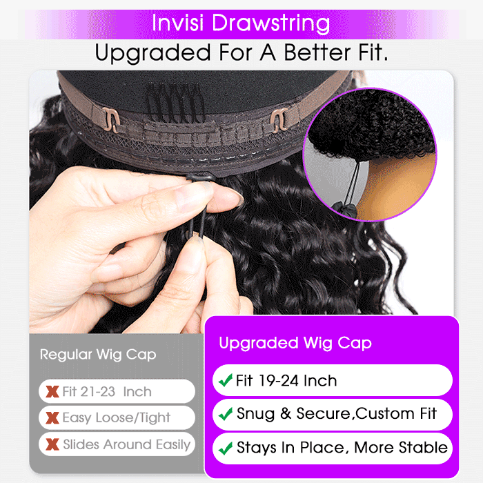 #1B/30 Balayage Highlights 4C Edges Curly Wig 13x6 Full HD Lace Pre Plucked Realistic Hairline Glueless Wig