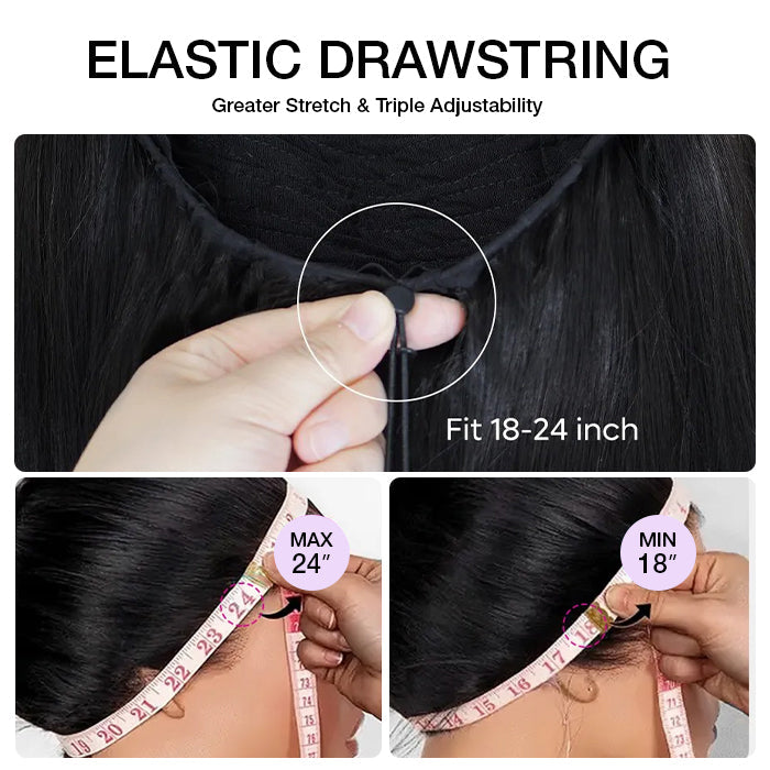 M1B/27 Highlight Body Wave Drawstring 13x6 Full Lace Frontal Human Hair Wigs
