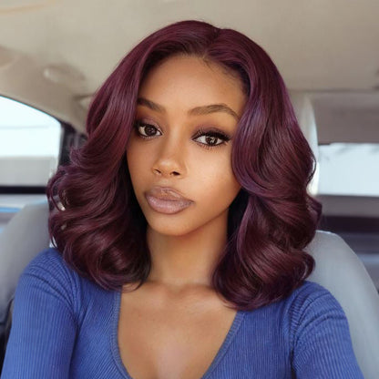 Salon-Quality Loose Body Wave Short Wigs Glueless HD Lace Human Hair Pre Plucked & Bleached Put On Go