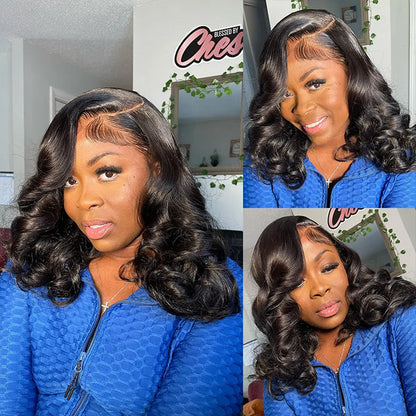 Glueless Pre-Cut 8×5 Lace Closure Wig Body Wave 13*4 HD Lace Front Human Hair Wigs Bleached Knots Beginner Friendly