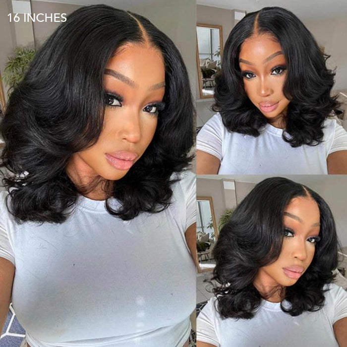 13x6 Loose Body Wave Frontal Wig Glueless HD Lace Human Hair Pre Everything Wigs 220% Density