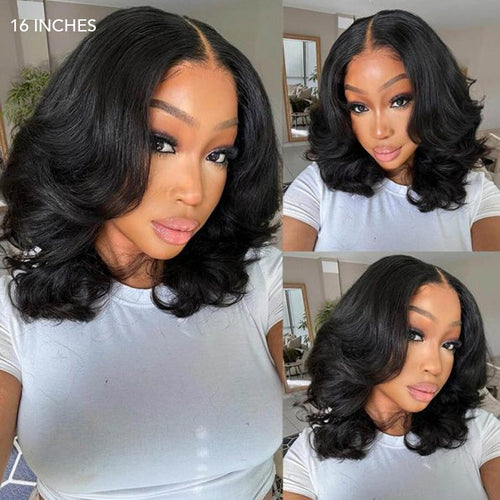 13x6 Loose Body Wave Frontal Wig Glueless HD Lace Human Hair Pre Everything Wigs 220% Density