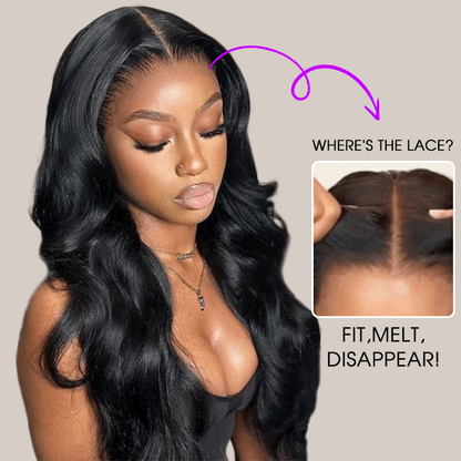 Drawstring Glueless Wig HD Lace Body Wave 13x6 Full Lace Frontal Wigs Friendly To All Heads