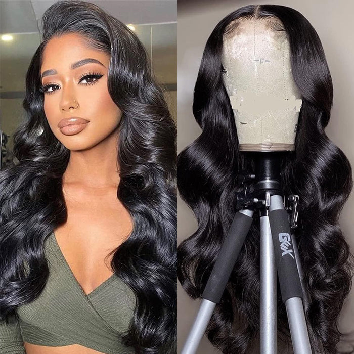 Skin Melt Body Wave 5x5 HD Lace ClosureWigs Pre-Plucked LaceClosure Human Hair Wig