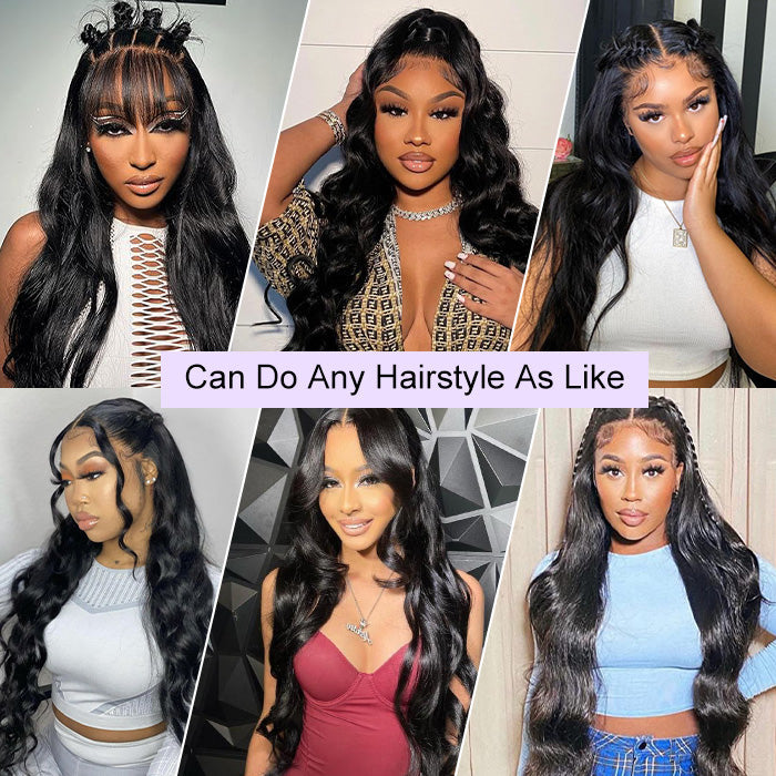 Skin Melt Body Wave 5x5 HD Lace ClosureWigs Pre-Plucked LaceClosure Human Hair Wig