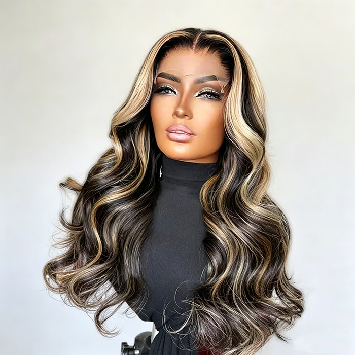 13x6 Loose Body Wave Frontal Wig Glueless HD Lace Human Hair Pre Everything Wigs 220% Density