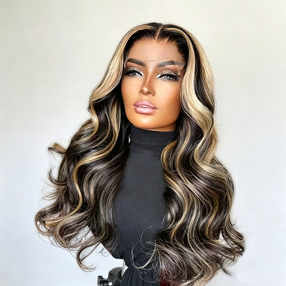 13x6 Loose Body Wave Frontal Wig Glueless HD Lace Human Hair Pre Everything Wigs 220% Density