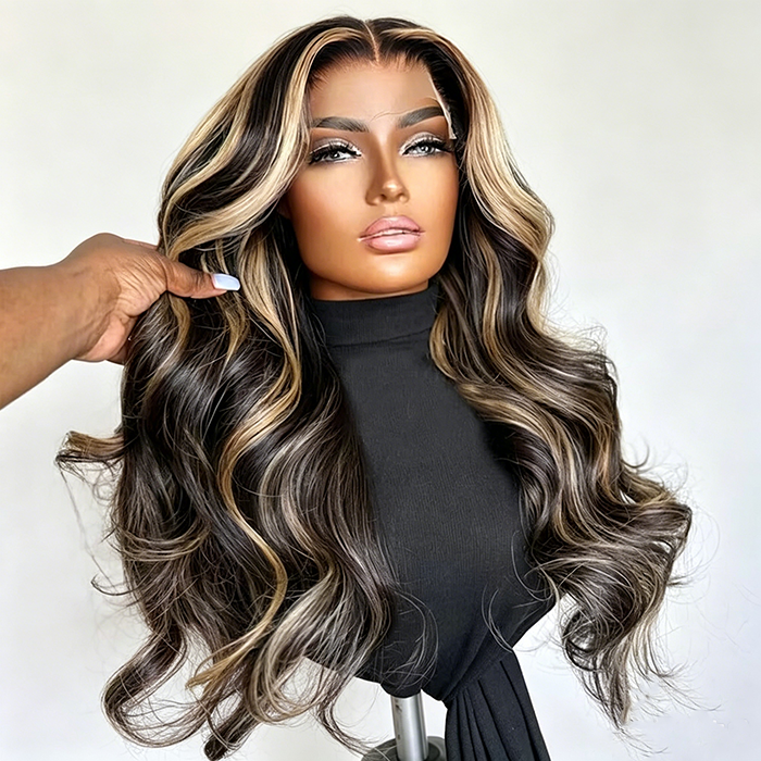 13x6 Loose Body Wave Frontal Wig Glueless HD Lace Human Hair Pre Everything Wigs 220% Density