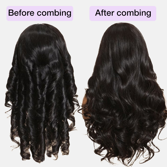 3D Body Wave Ear to Ear 13x6 Lace Frontal Wig Pre Plucked Pre Bleached Pre Cut Gluless Wig