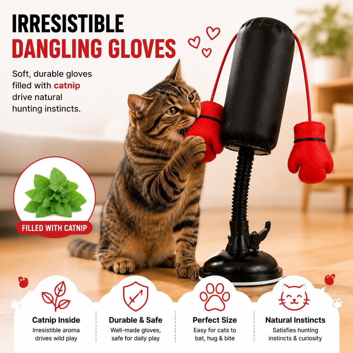 🥊🐈Cat Punching Bag Toy Cats