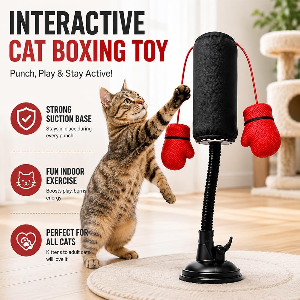 🥊🐈Cat Punching Bag Toy Cats