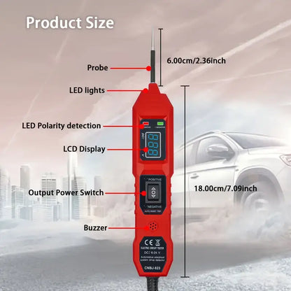 🔌6V-24V DC Multifunctional Automotive Power Circuit Probe Tester