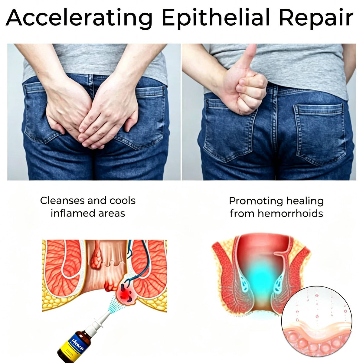 Hekre® Herbal Hemorrhoid Treatment Anal Spray Pro