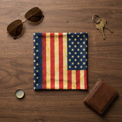 American Flag Vintage Neck Gaiter