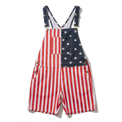American Flag Overalls