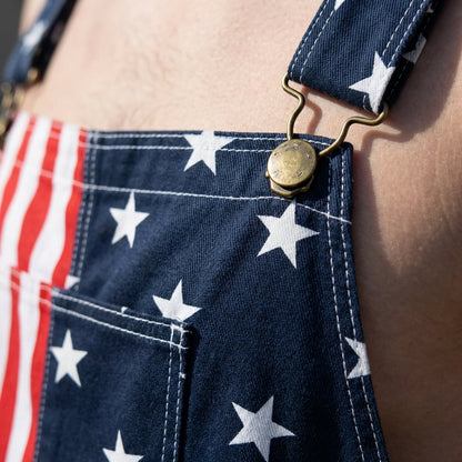 American Flag Overalls