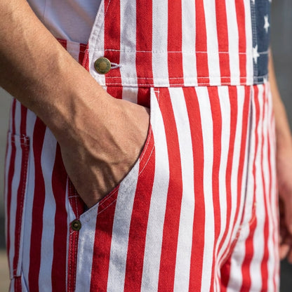 American Flag Overalls