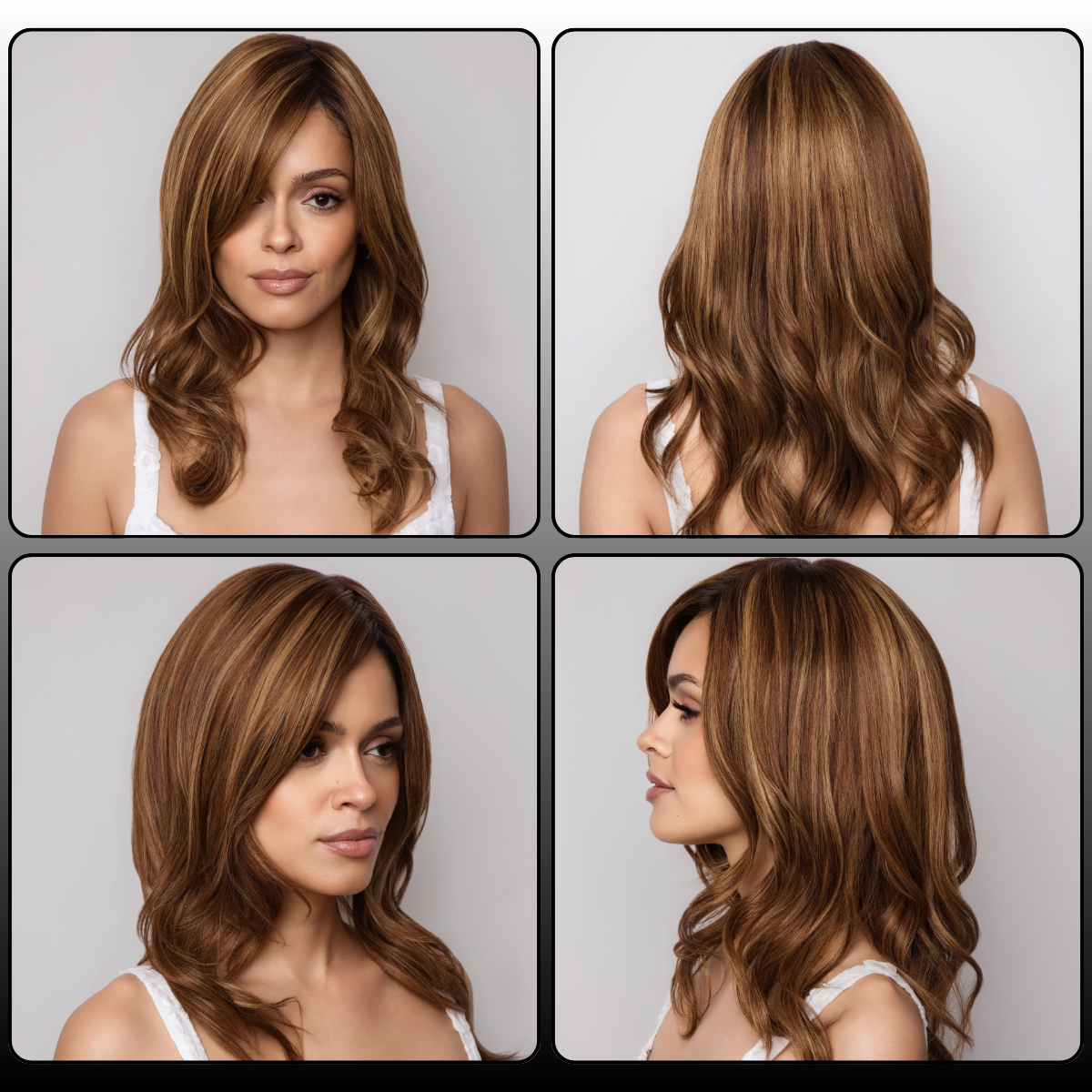 Brielle (Remy Human Hair) - 100% Hand Tied Lace Front Collection by Amore