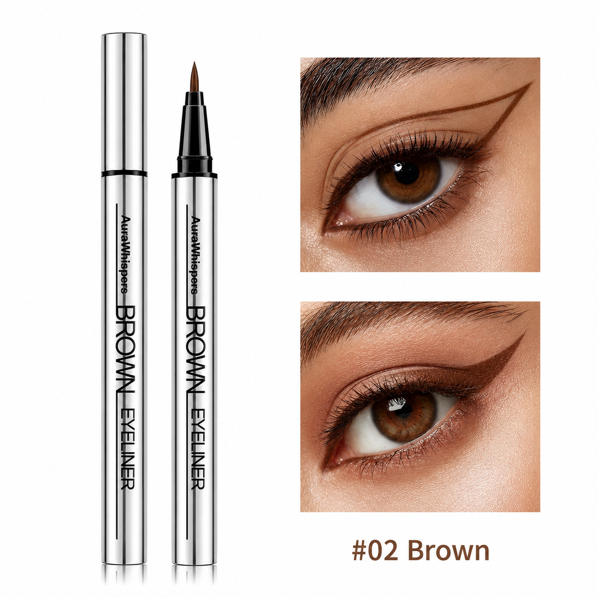 Final Day: Buy 1 Get 1 Free |Aurawhispers Effortless Precision Eyeliner: Designed for Mature, Beautiful Eyes