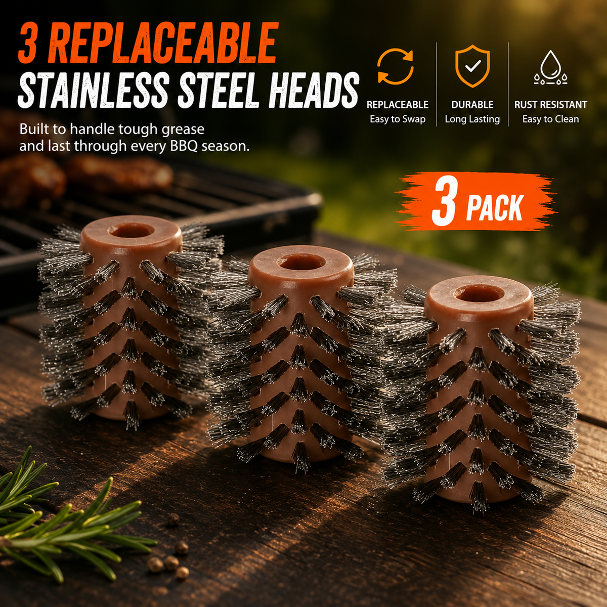 Electric BBQ Grill Brush | Bristle-Free Cordless Grill Cleaner