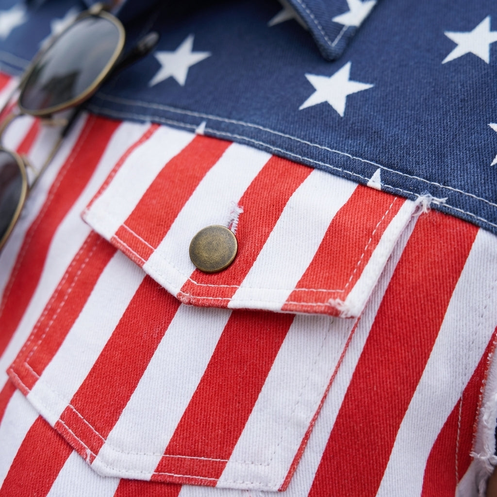 American Flag Vest