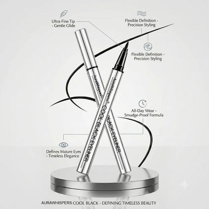 Final Day: Buy 1 Get 1 Free |Aurawhispers Effortless Precision Eyeliner: Designed for Mature, Beautiful Eyes