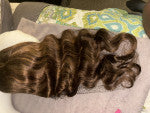 Highlight Wigs Brown And Honey Blonde Highlights Wig Ombre Human Hair Wigs