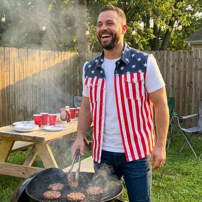 American Flag Vest