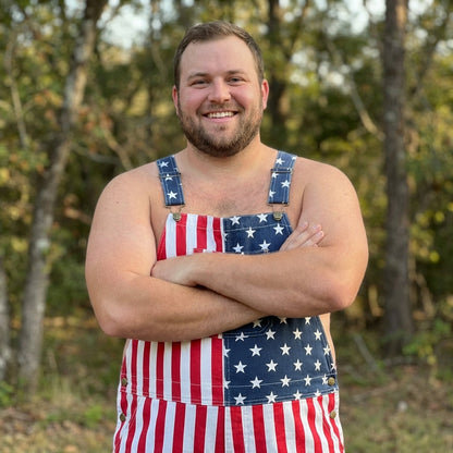 American Flag Overalls