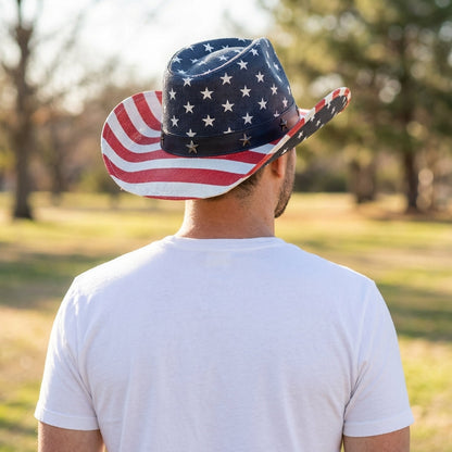 American Flag Cowboy Hat