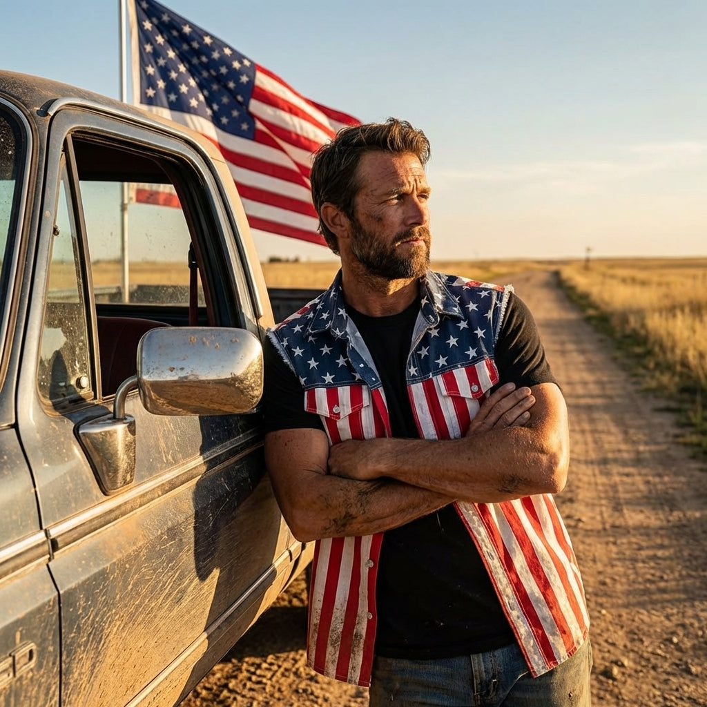 American Flag Vest