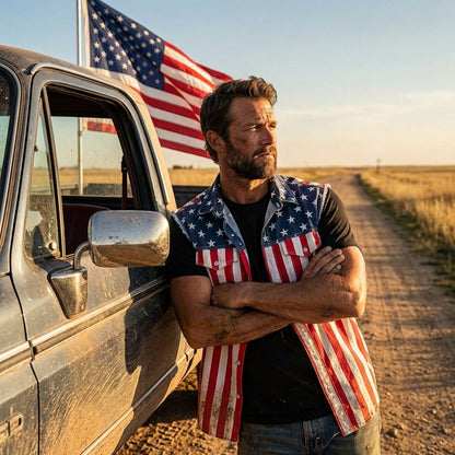American Flag Vest