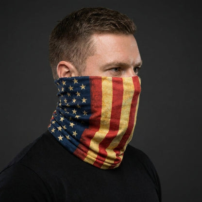 American Flag Vintage Neck Gaiter