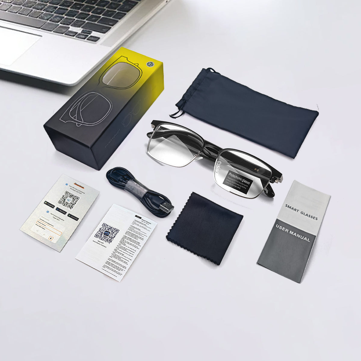😎AI Bluetooth Smart Photochromic Sunglasses