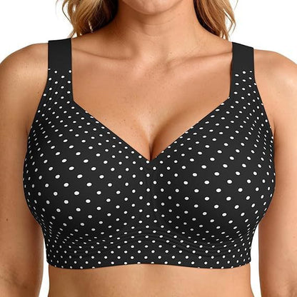 💗LAST DAY SALE 50% OFF⚡50K+ SOLD!💕 Wireless Womens Comfortable Wireless Bras Push Up Bralettes Seamless Tshirts Bras Deep V Everyday Bras