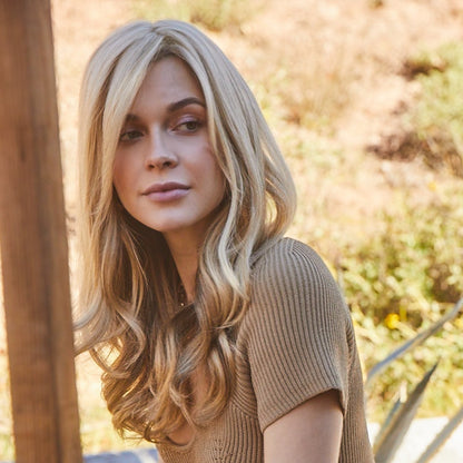 Remy Human Hair 14" Top Piece - Accessory Hairpiece Collection by Amore