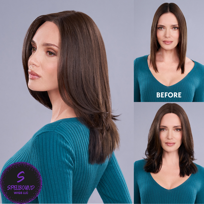 Top Trend Lace HD Straight 14" Topper - Synthetic Topper Collection by Jon Renau