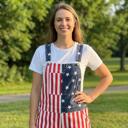 American Flag Overalls