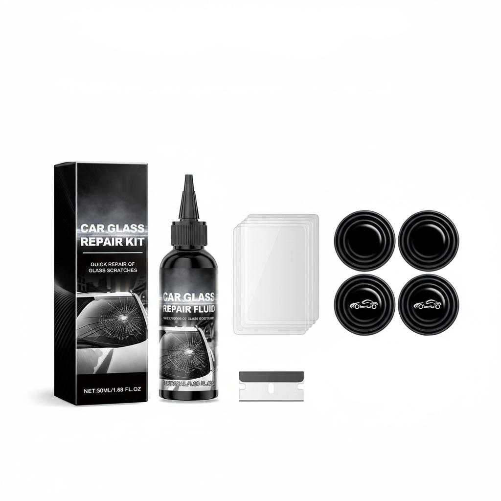 Fast-Acting Car Windshield Crack Repair Kit