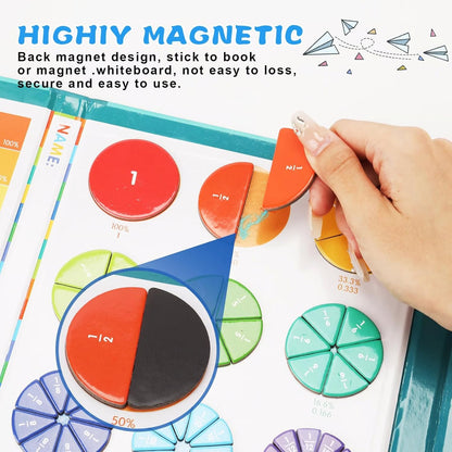 📚🧲Magnetic Fraction Board🧠